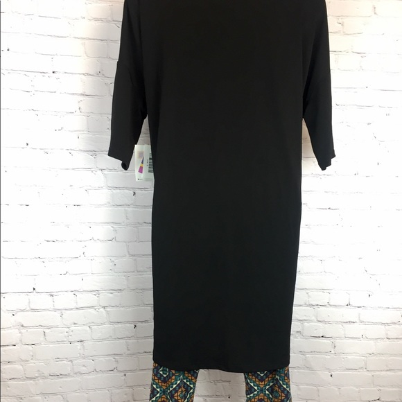 🦄BNWT SOFT Black hi-low Irma Tunic long cut back - Picture 4 of 8
